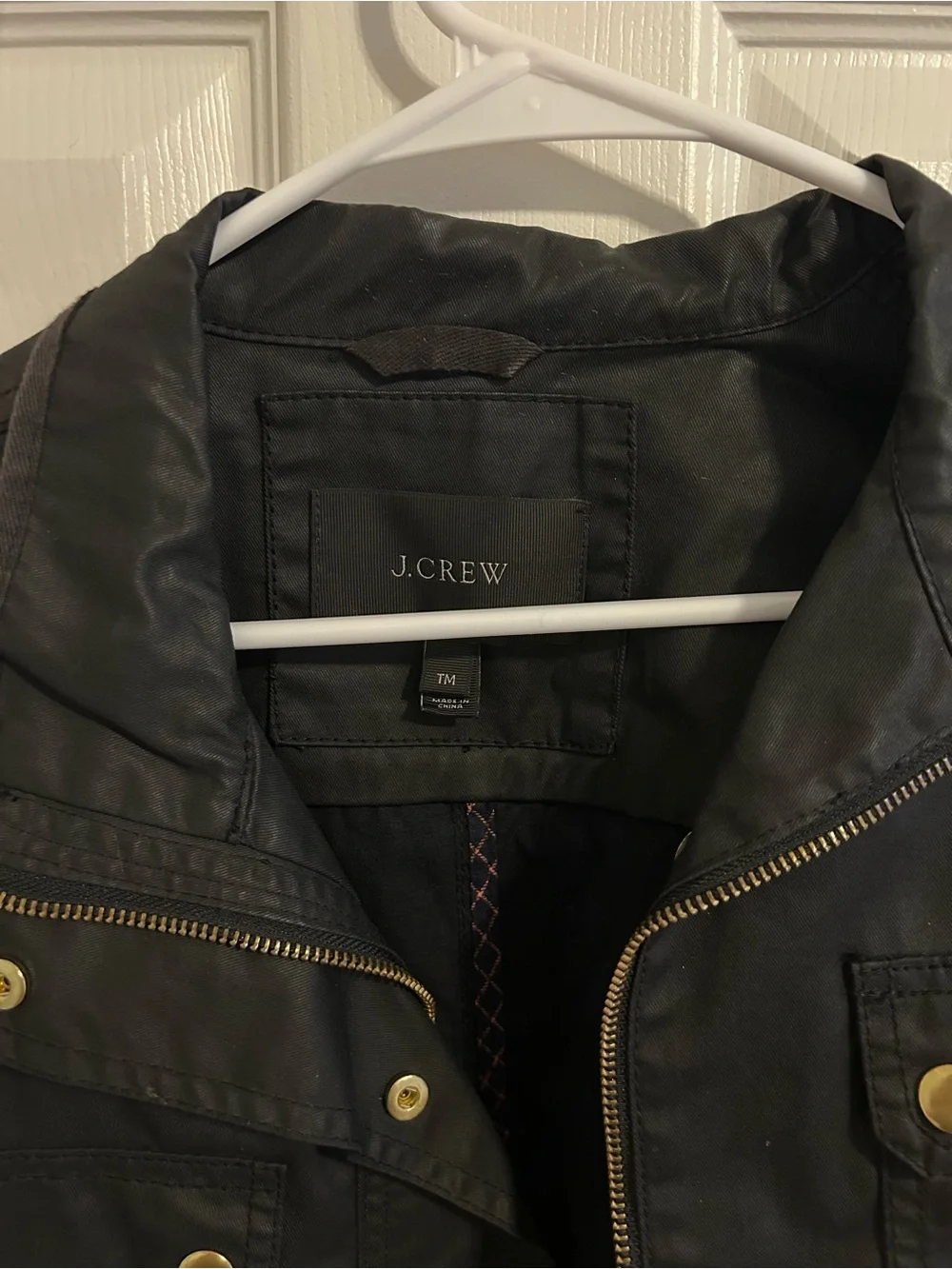 J. Crew Black Jacket with Gold-Tone Buttons